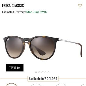 Ray-Ban Classic Erika Sunglasses